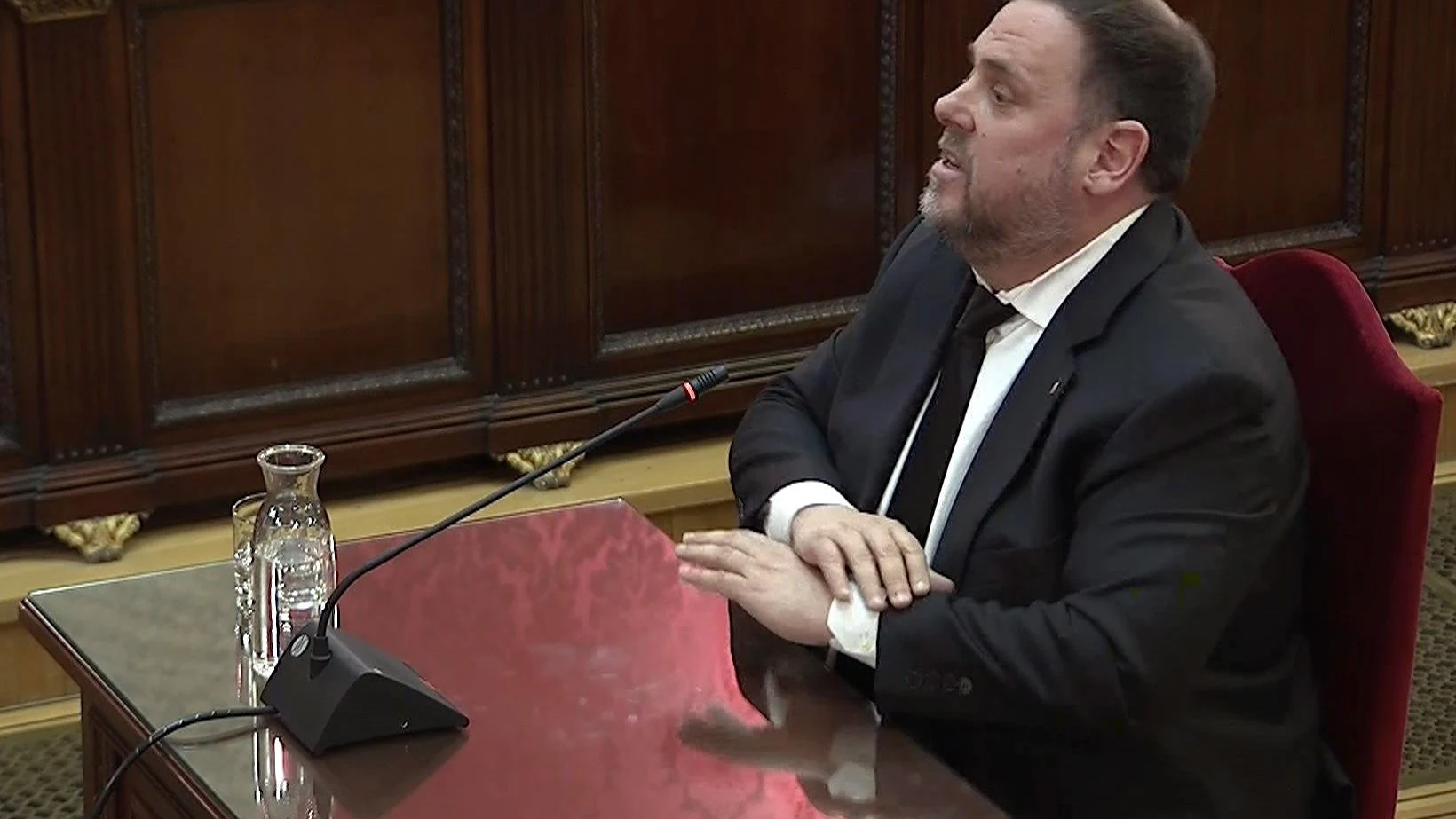 Oriol Junqueras en el juicio del 'procés'