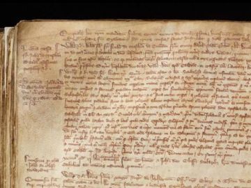 El texto encontrado por los investigadores de la Universidad de York El texto encontrado por los investigadores de la Universidad de York
