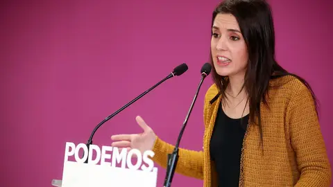 La portavoz de Podemos en el Congreso, Irene Montero Irene Montero