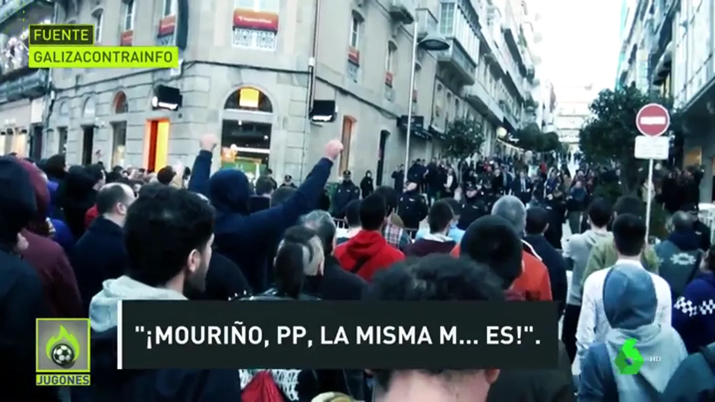 Los insultos a Casado y Feijóo de algunos aficionados del Celta: "Fuera de aquí, fascistas" Los insultos a Casado y Feijóo de algunos aficionados del Celta: "Fuera de aquí, fascistas"