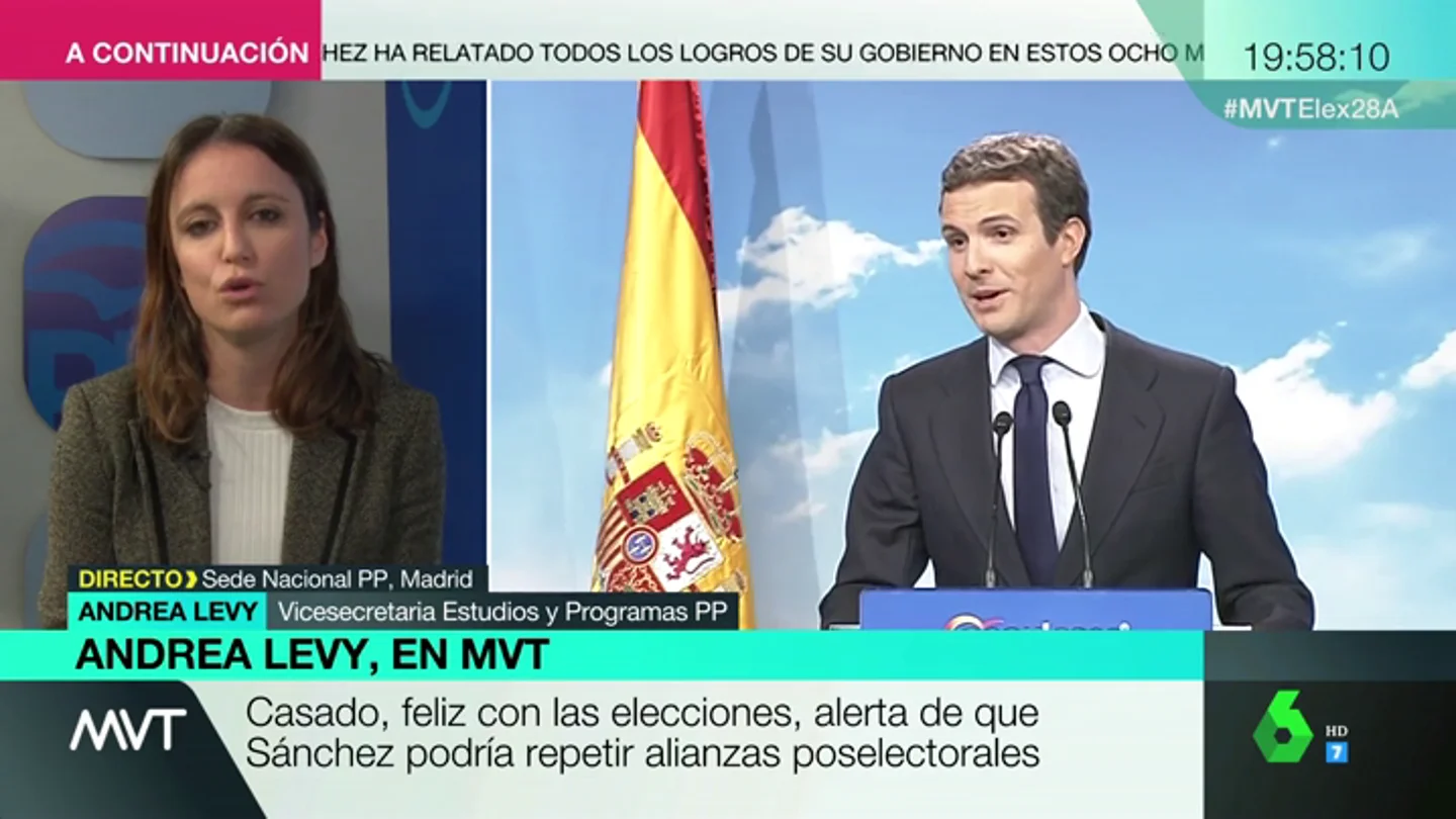 Andrea Levy en Más Vale Tarde Andrea Levy en Más Vale Tarde