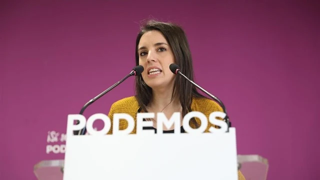 La portavoz parlamentaria de Podemos, Irene Montero La portavoz parlamentaria de Podemos, Irene Montero