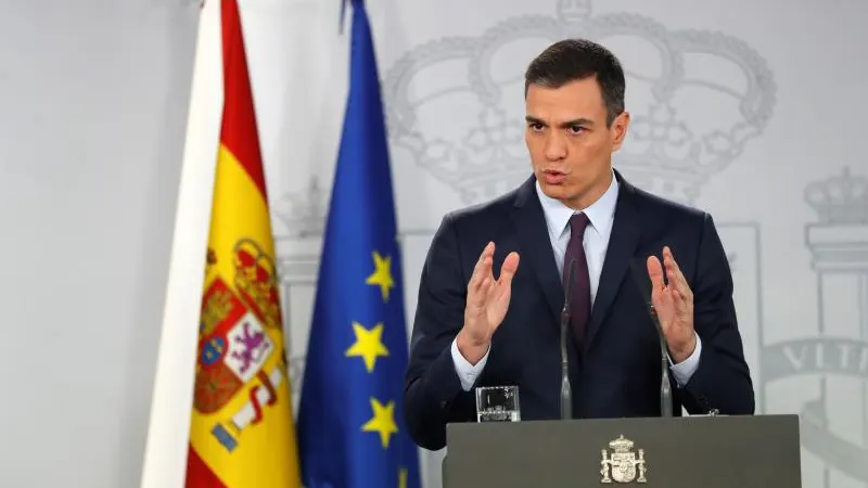 El presidente del Gobierno, Pedro Sánchez