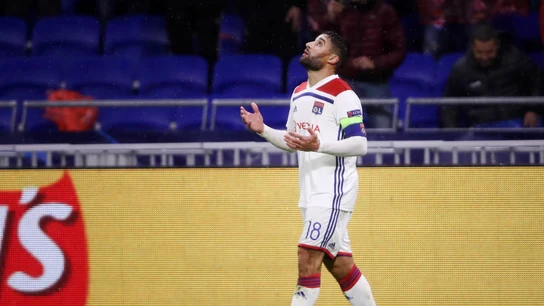 Fekir, con el Olympique de Lyon Fekir, con el Olympique de Lyon