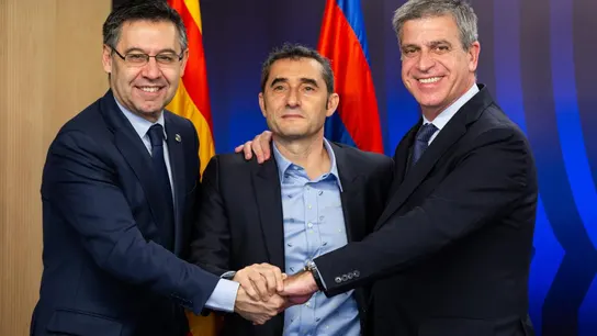 Ernesto Valverde renueva con el Barcelona hasta 2020 Ernesto Valverde renueva con el Barcelona hasta 2020