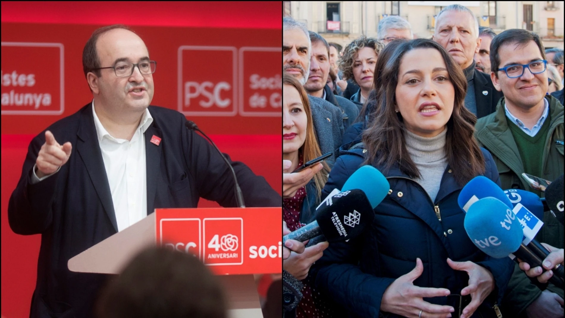 Miquel Iceta e Inés Arrimadas arrancan precampaña electoral