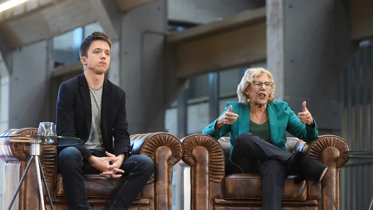 Íñigo Errejón y Manuela Carmena Íñigo Errejón y Manuela Carmena