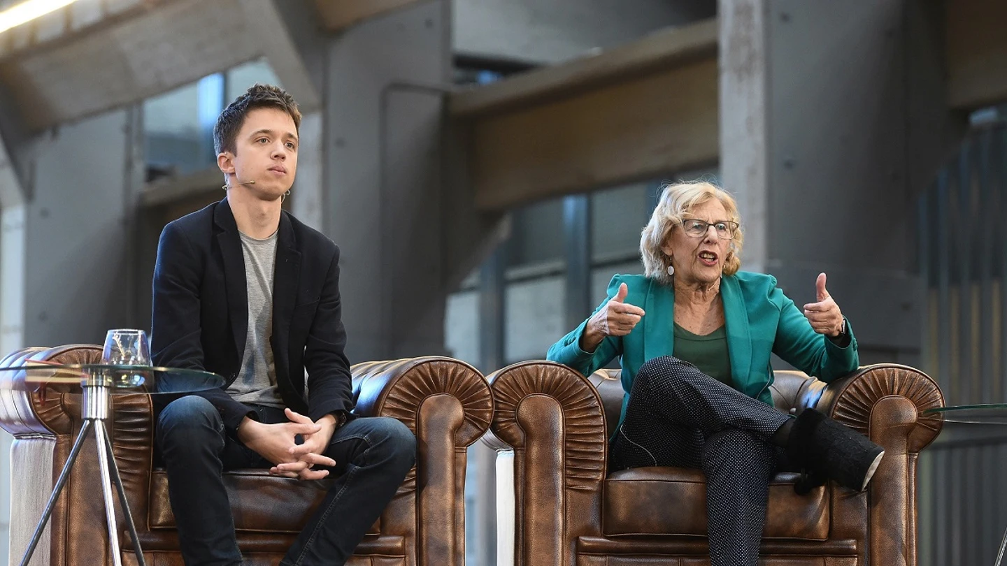 Íñigo Errejón y Manuela Carmena Íñigo Errejón y Manuela Carmena