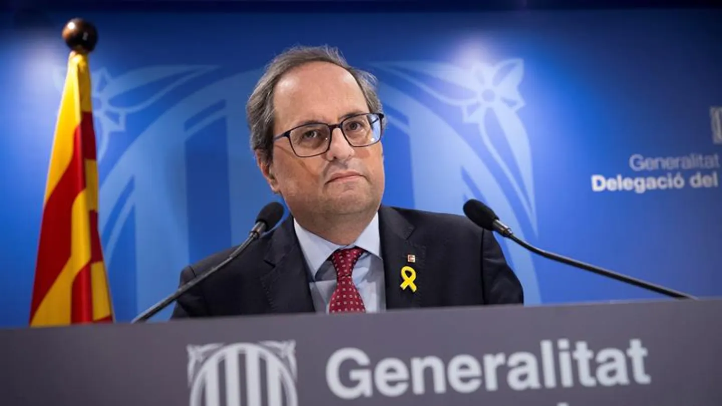 El presidente de la Generalitat, Quim Torra El presidente de la Generalitat, Quim Torra