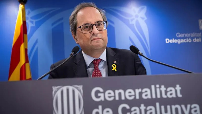 El presidente de la Generalitat, Quim Torra