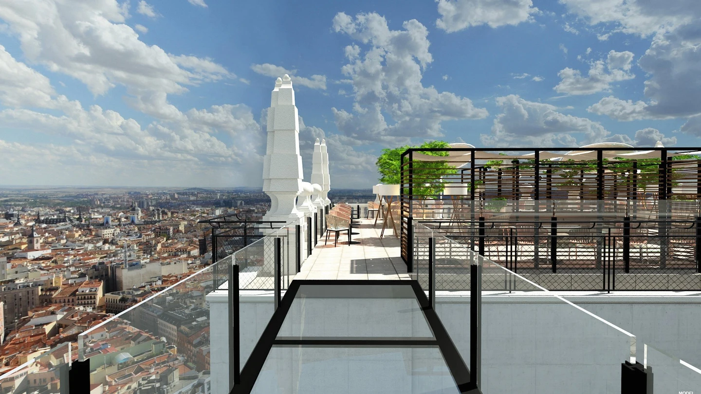 Azotea Edificio España, Madrid Azotea Edificio España, Madrid