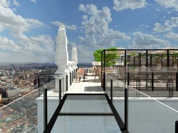 Azotea Edificio España, Madrid Azotea Edificio España, Madrid