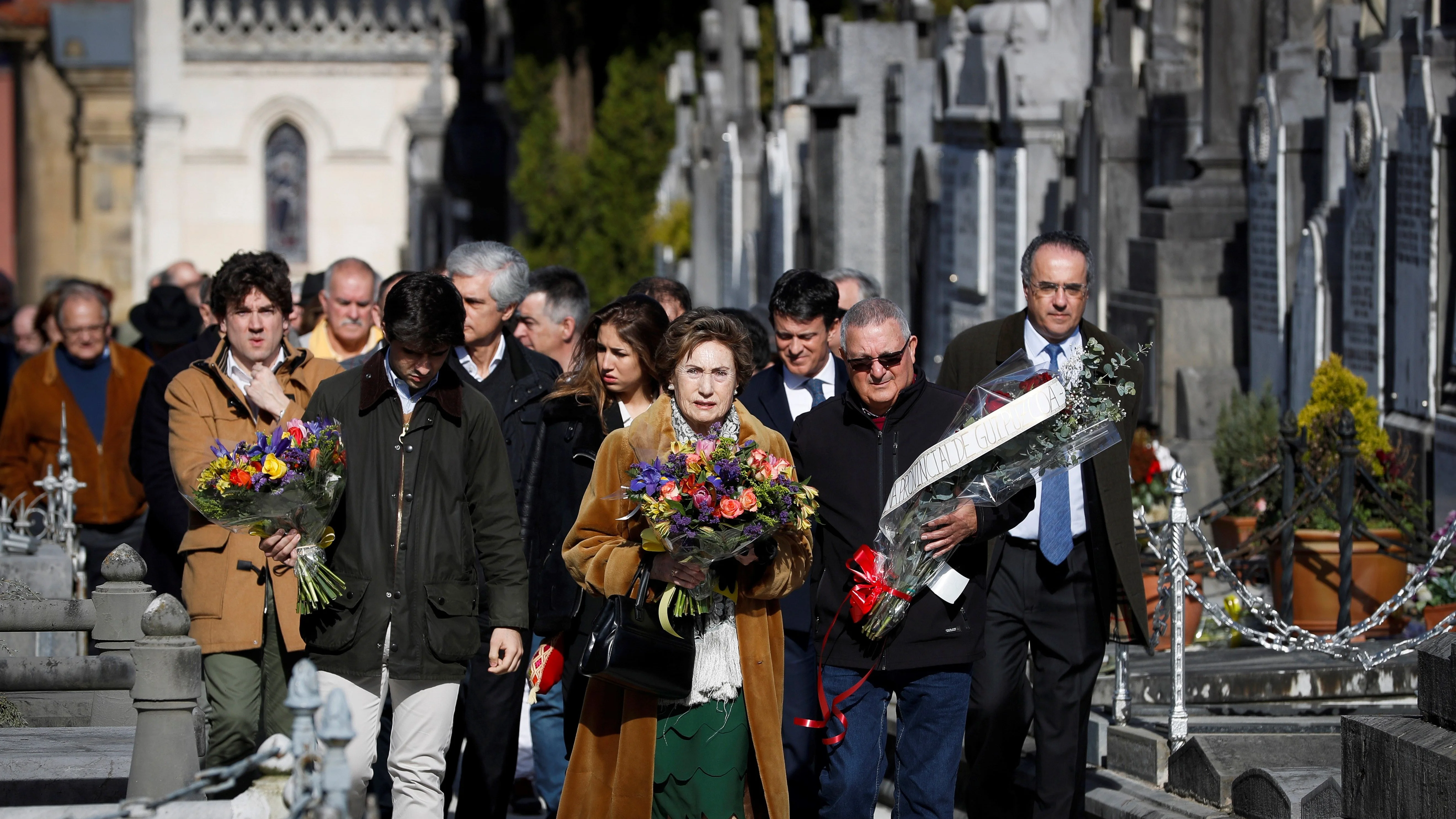 Familiares y amigos homenajean a Fernando Múgica en San Sebastián