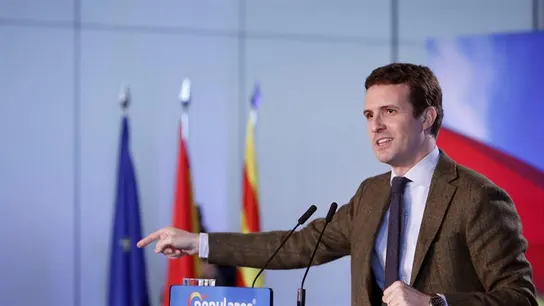El líder del PP, Pablo Casado Pablo Casado