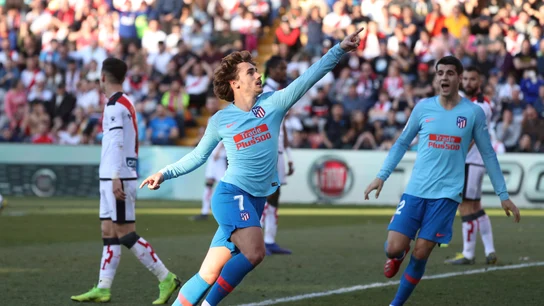Antoine Griezmann celebra su gol con el Atlético de Madrid Antoine Griezmann celebra su gol con el Atlético de Madrid