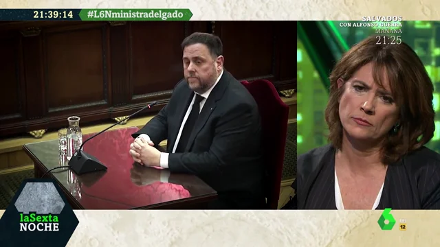 Dolores Delgado contesta a Junqueras: "En España no hay presos políticos, se están enjuiciando hechos"