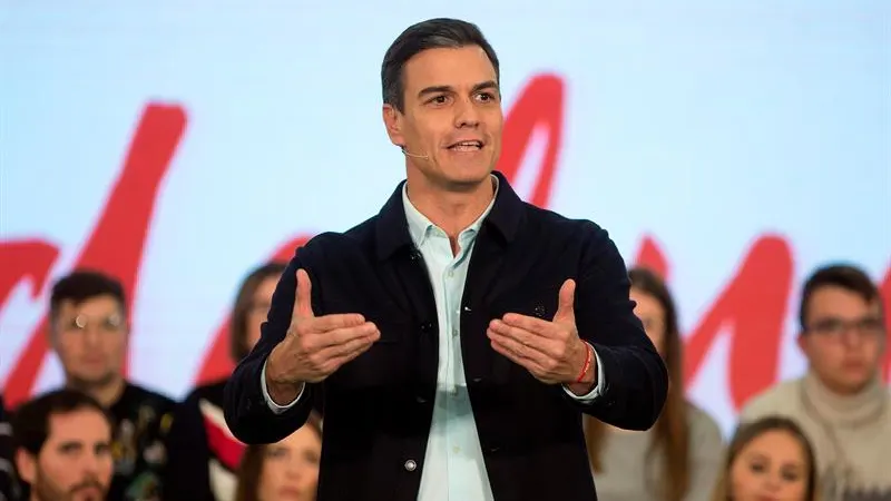 El presidente del Gobierno y secretario general del PSOE, Pedro Sánchez