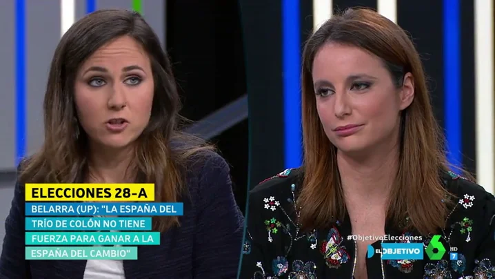 Ione Belarra y Andrea Levy en El Objetivo