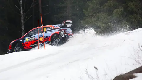 Thierry Neuville se ha metido en la lucha por el podio Thierry Neuville se ha metido en la lucha por el podio