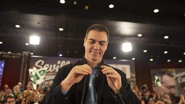 El presidente del Gobierno, Pedro Sánchez