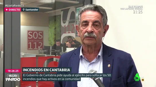 Miguel Ángel Revilla: "Los pirómanos son terroristas que están contra todo. Hay que denunciar" Miguel Ángel Revilla: "Los pirómanos son terroristas que están contra todo. Hay que denunciar"