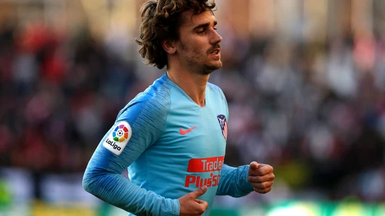 Griezmann en un partido con el Atlético de Madrid Griezmann en un partido con el Atlético de Madrid