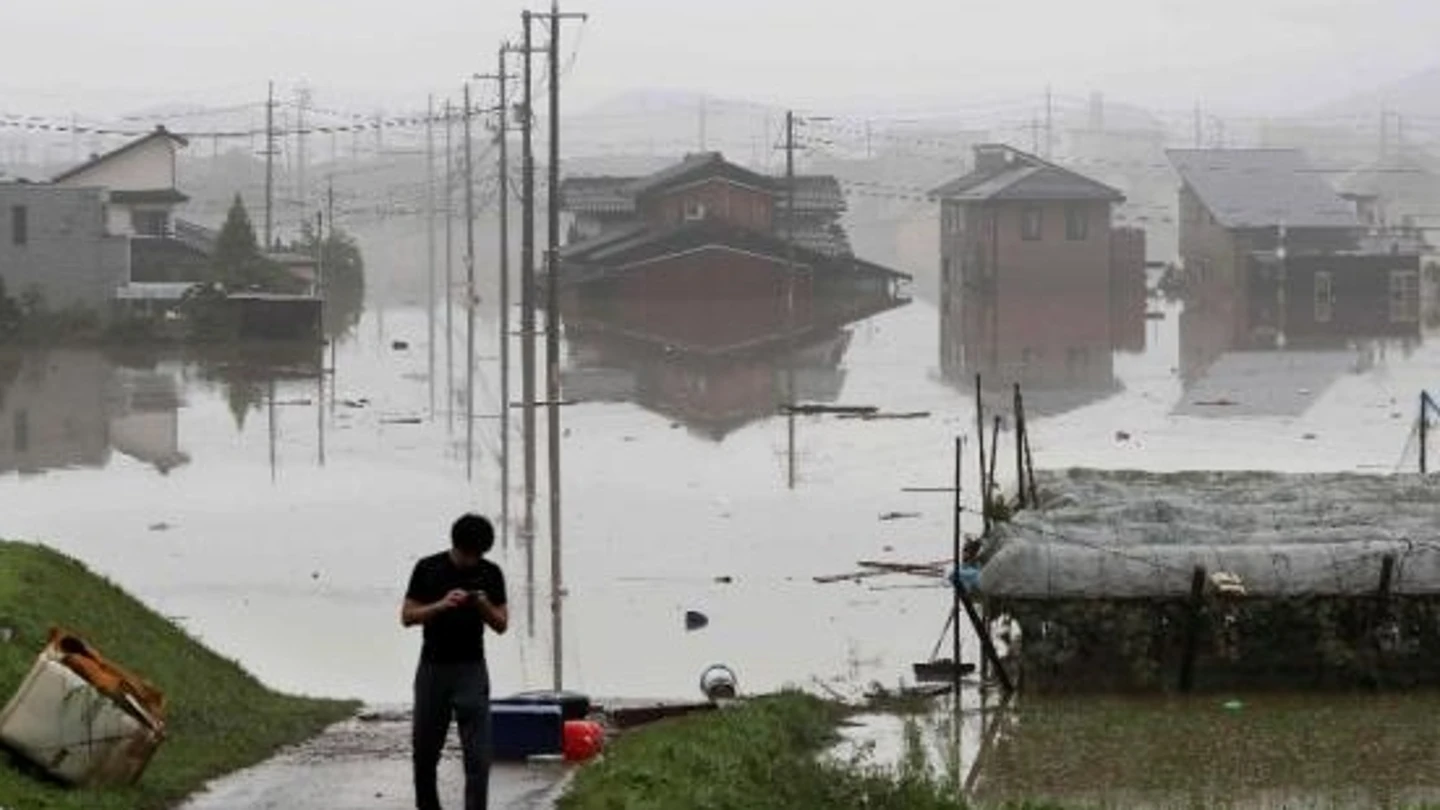 Inundaciones en Japón LLuvias torrenciales en Japón