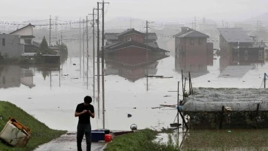 LLuvias torrenciales en Japón