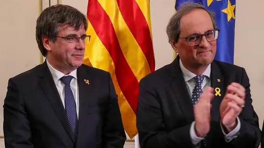 Puigdemont y Torra Puigdemont y Torra