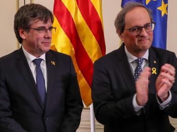 Puigdemont y Torra Puigdemont y Torra