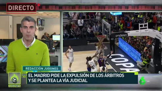 Imagen del final de la Copa ACB entre Real Madrid y Barcelona Imagen del final de la Copa ACB entre Real Madrid y Barcelona