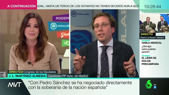 Mamen Mendizábal deja en evidencia a Martínez-Almeida: "Es importante, de cara a las elecciones, decir la verdad" Mamen Mendizábal deja en evidencia a Martínez-Almeida: "Es importante, de cara a las elecciones, decir la verdad"
