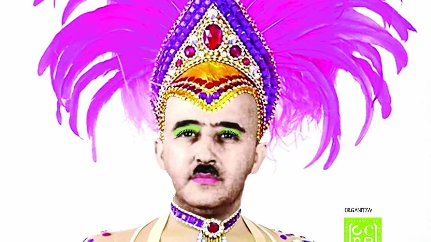 Francisco Franco en el cartel que anuncia los carnavales del barrio barcelonés Nou Barris