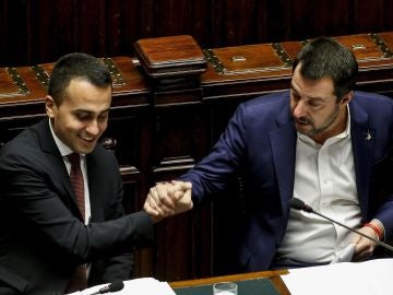 El primer ministro italiano, Matteo Salvini, y el líder del Movimiento 5 Estrellas, Luigi Di Maio El primer ministro italiano, Matteo Salvini, y el líder del Movimiento 5 Estrellas, Luigi Di Maio