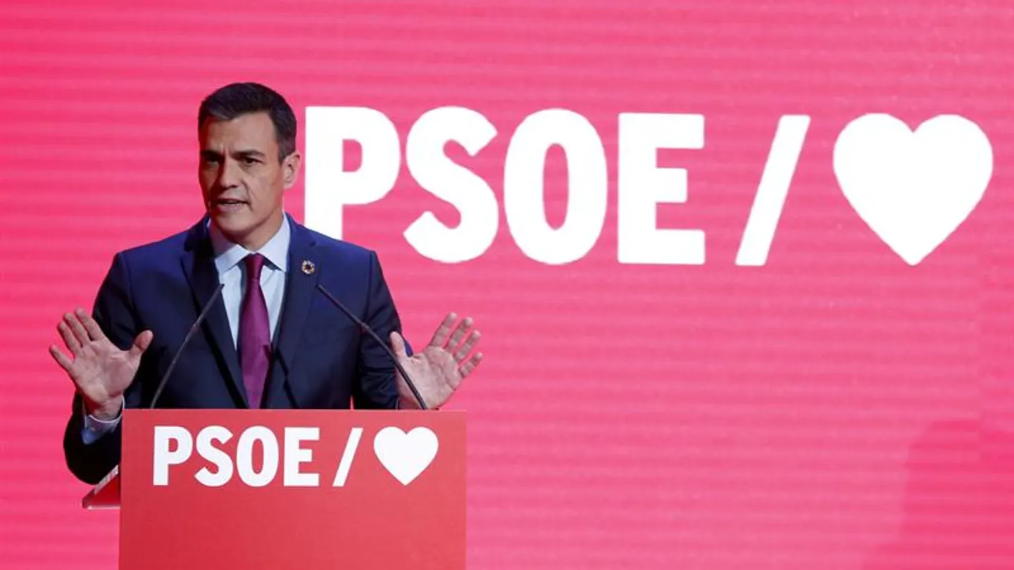 El presidente del Gobierno, Pedro Sánchez. El presidente del Gobierno, Pedro Sánchez, durante la presentación de la precampaña del PSOE para las elecciones generales del 28 de abril.
