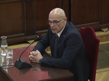 Raül Romeva declara en el Tribunal Supremo Raül Romeva declara en el Tribunal Supremo