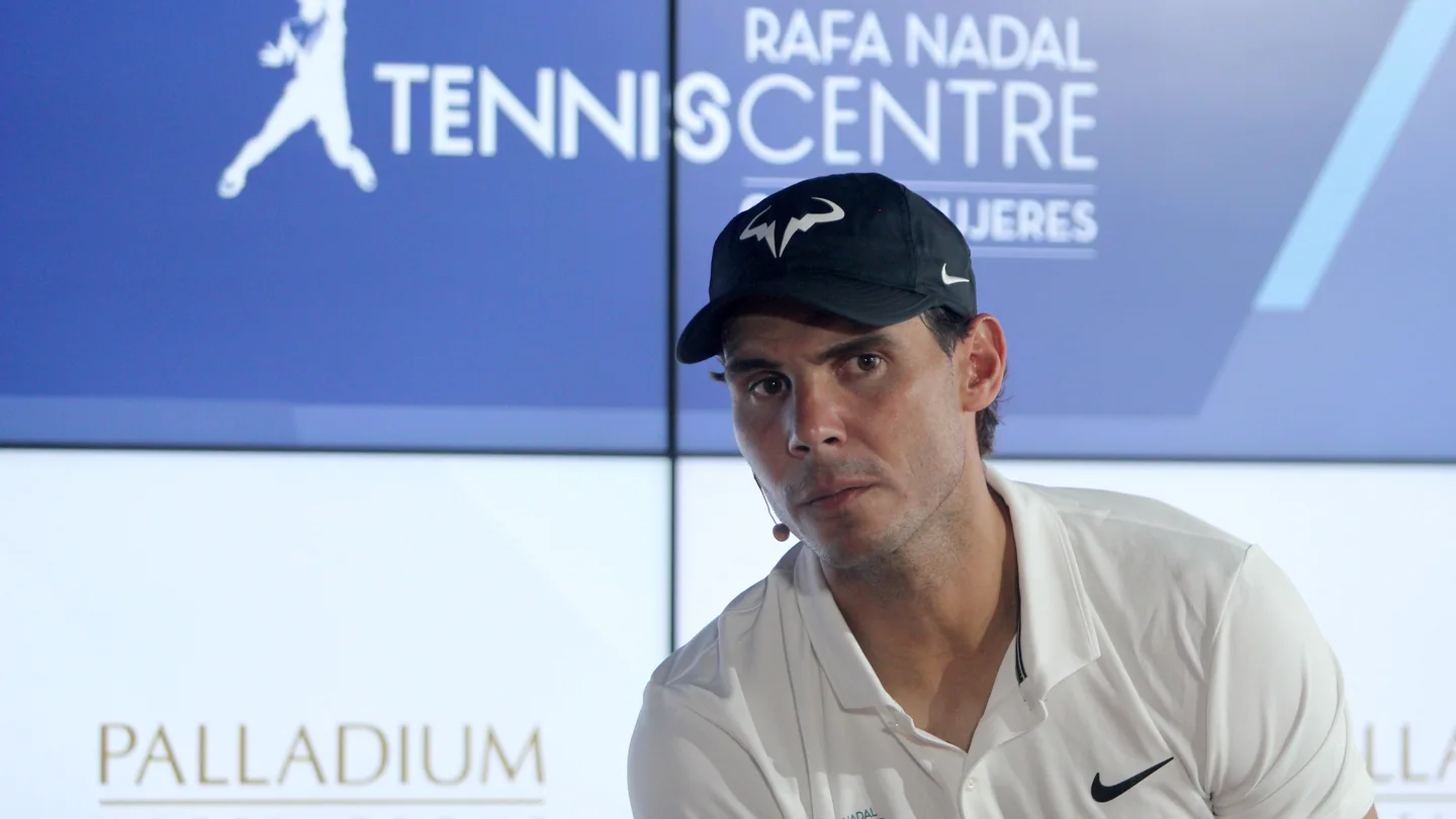 Rafa Nadal, en la inauguración del Rafa Nadal Tennis Centre Rafa Nadal, en la inauguración del Rafa Nadal Tennis Centre