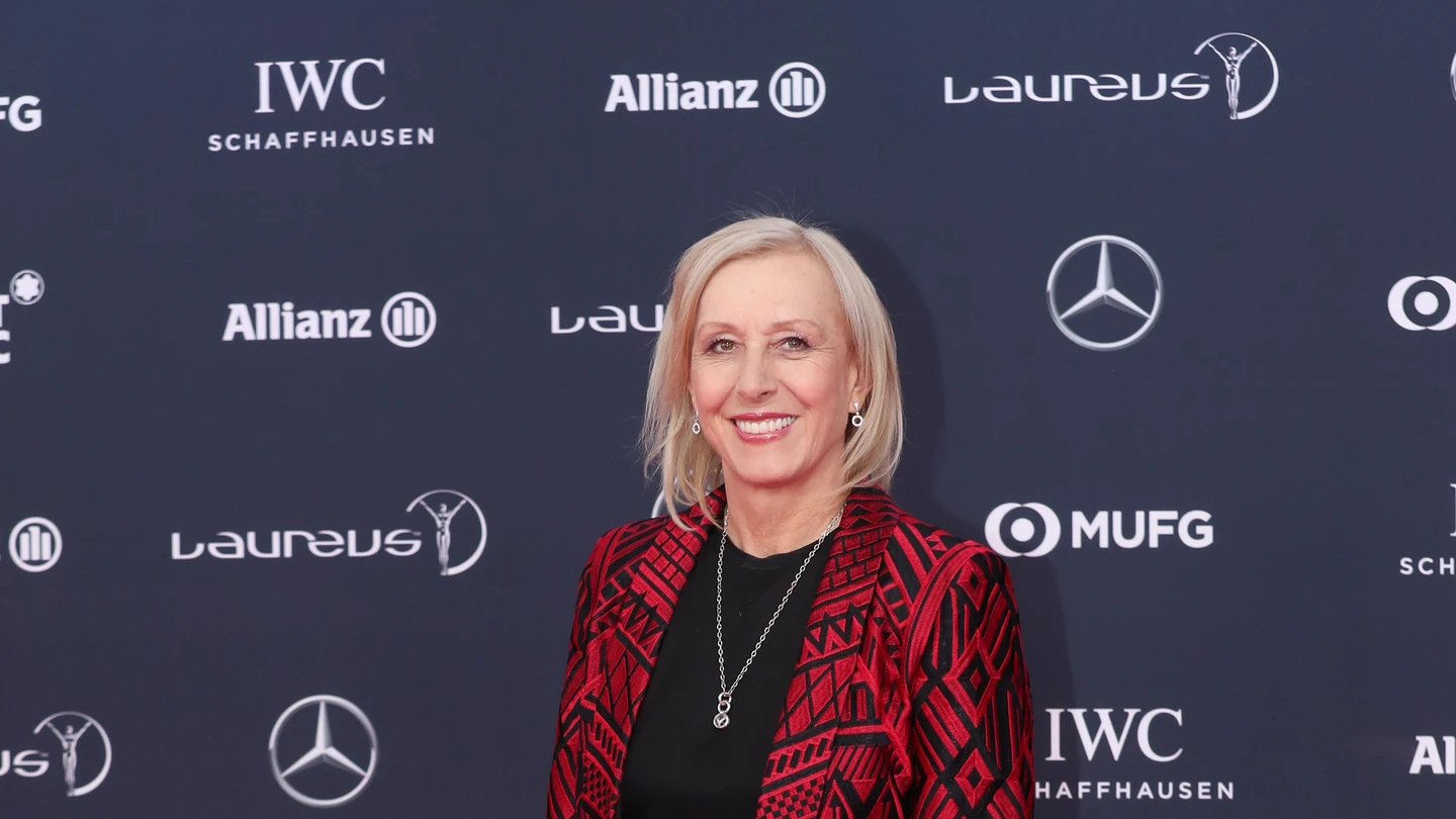 Martina Navratilova, en la gala de los premios Laureus 2018 Martina Navratilova, en la gala de los premios Laureus 2018