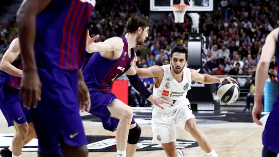 Facundo Campazzo, en acción contra el Barcelona Facundo Campazzo, en acción contra el Barcelona