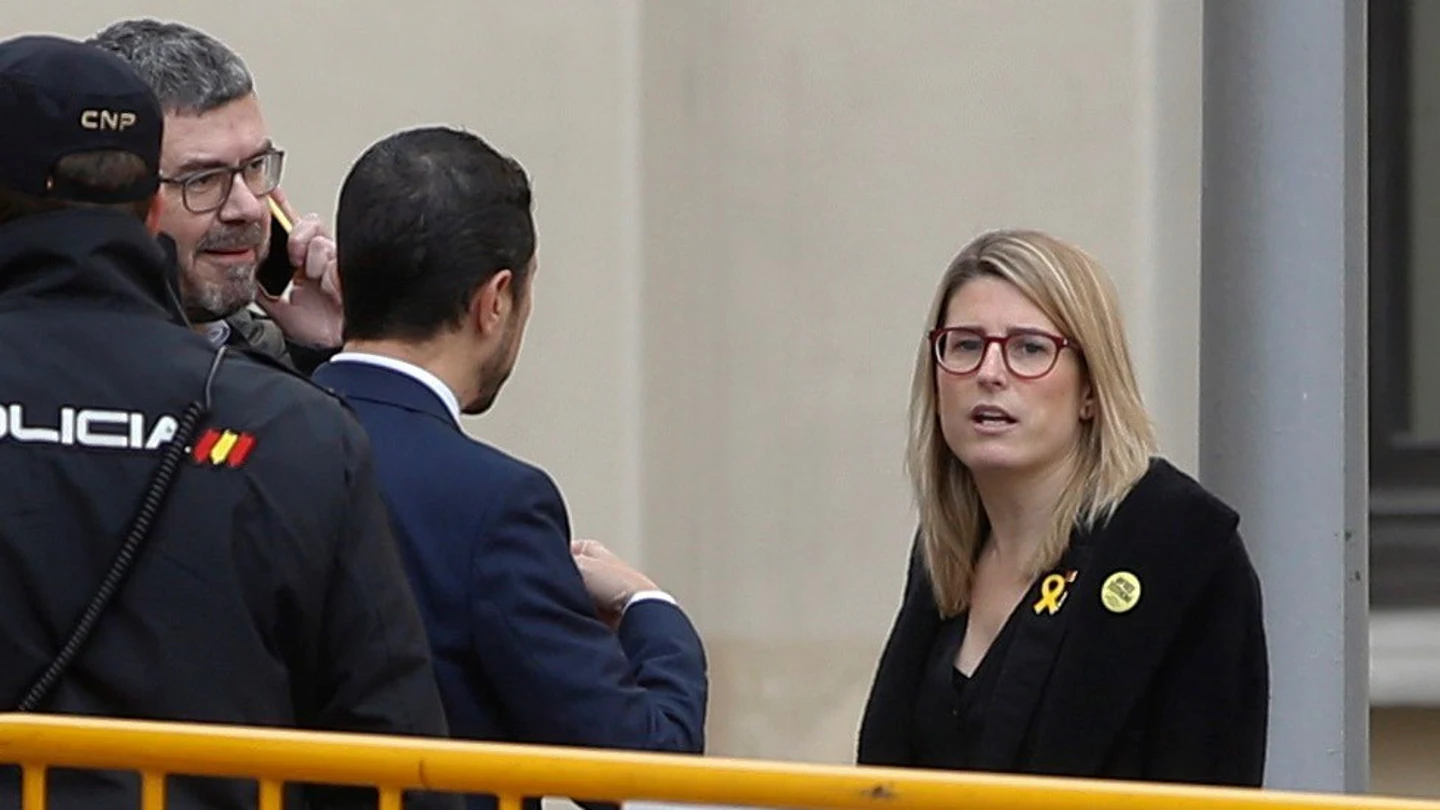 Elsa Artadi accediendo al juicio del 'procés' Elsa Artadi accediendo al juicio del 'procés'