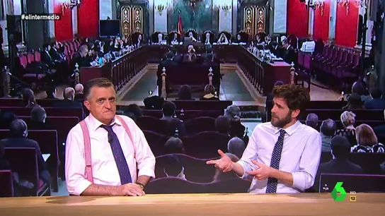 Wyoming responde a la pregunta incómoda que lanza Gonzo: "¿Tú crees que el mandato popular legitima una acción ilegal?" Wyoming responde a la pregunta incómoda que lanza Gonzo: "¿Tú crees que el mandato popular legitima una acción ilegal?"