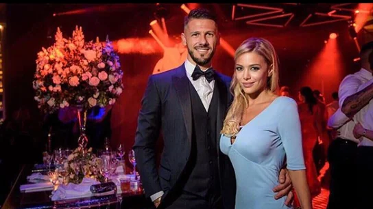 Martín Demichelis junto a su mujer, Evangelina Anderson Martín Demichelis junto a su mujer, Evangelina Anderson