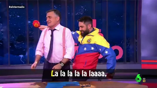 Dani Mateo y Wyoming lo vuelven a hacer: así ha sido el perreo en honor a Guaidó y Maduro Dani Mateo y Wyoming lo vuelven a hacer: así ha sido el perreo en honor a Guaidó y Maduro