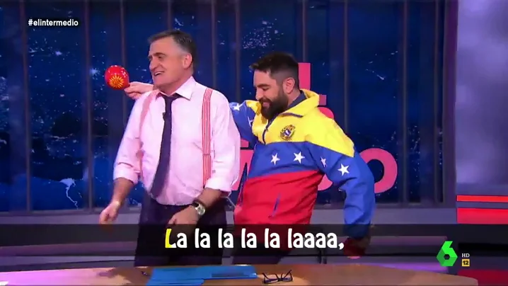 Dani Mateo y Wyoming lo vuelven a hacer: así ha sido el perreo en honor a Guaidó y Maduro