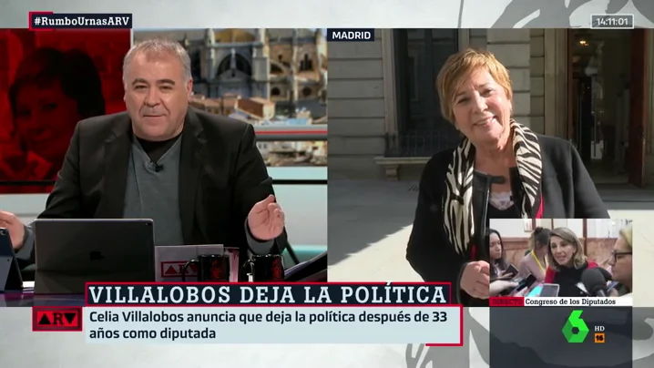 Antonio García Ferreras y Celia Villalobos