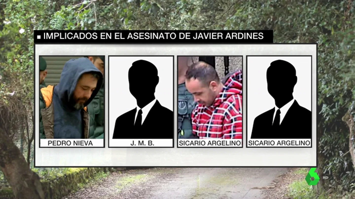 Los cuatro implicados en el asesinato de Javier Ardines Los cuatro implicados en el asesinato de Javier Ardines