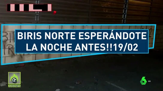 Pintadas en Sevilla retando a los ultras de la Lazio: "¿Habéis desaparecido?" Pintadas en Sevilla retando a los ultras de la Lazio: "¿Habéis desaparecido?"