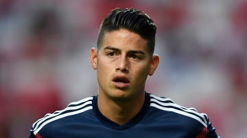 James Rodríguez, jugador del Bayern de Múnich