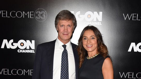 Fulvio Collovati junto a su mujer Caterina