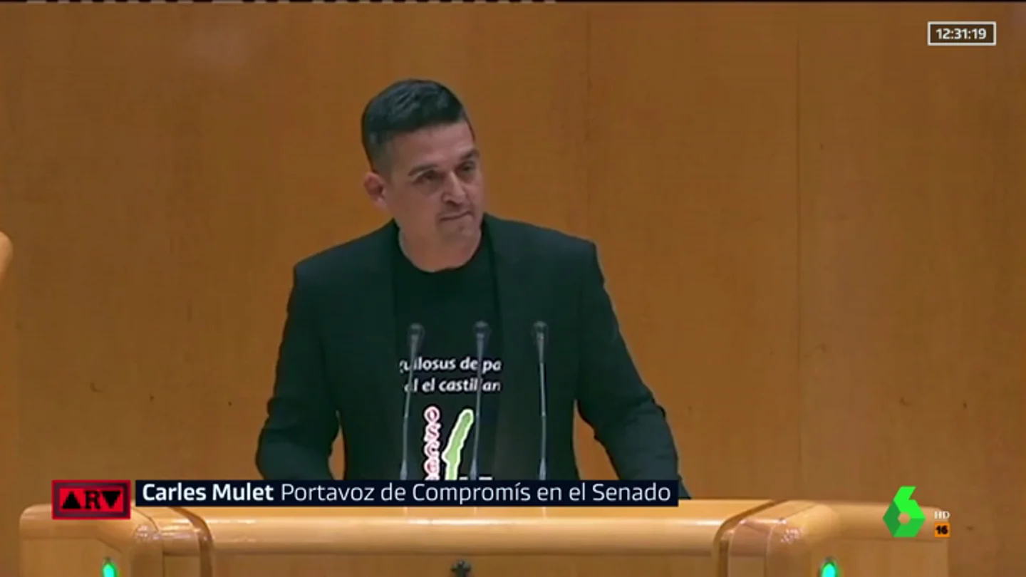 Carles Mulet en el Senado Carles Mulet en el Senado